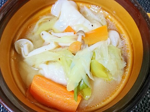 野菜たっぷり☆スープ餃子
